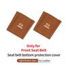 Car Buckle Protective Cover Fur Leather Safety Belt Protector Auto Accessories For Mazda 3 6 2 Axela CX5 CX3 CX30 CX9 Atenza IUE2