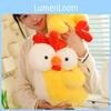 Entzückendes Cartoon-Huhn Plüschtier Kuschelpartner für Kinder Geburtstagsgeschenk Weich und lustig
