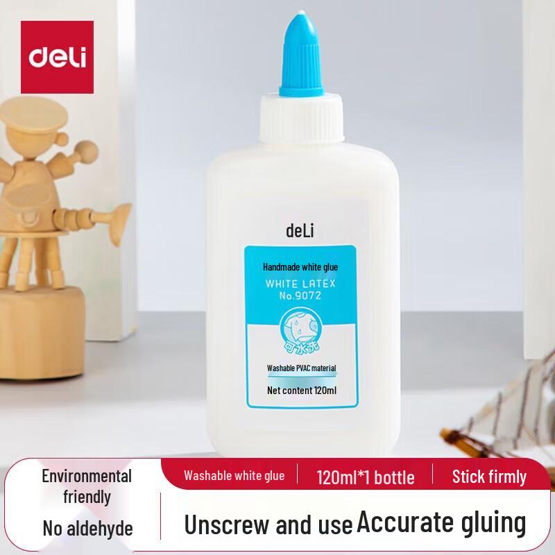 Deli 120ml Washable White Craft Glue