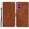 For Motorola Moto G55 5G Case with Card Clots Skin-Touch PU Leather Phone Cover Stand