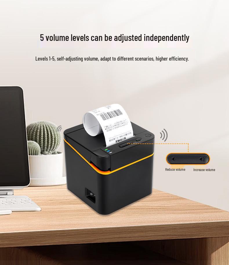 Youku 58E Bluetooth Thermal Receipt Printer for Supermarkets, Pharmacies, POS, and Takeaway Orders