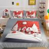 Christmas Printing 3D Printing Polyester Pillowcase Quilt Cover Two Or Three-Piece Set