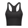 Original I-Shaped Yoga Vest Female with Chest Pad Beauty Back Exercise Underwear Female Bubble Wrap Running Fitness Bra Can Be Outwear