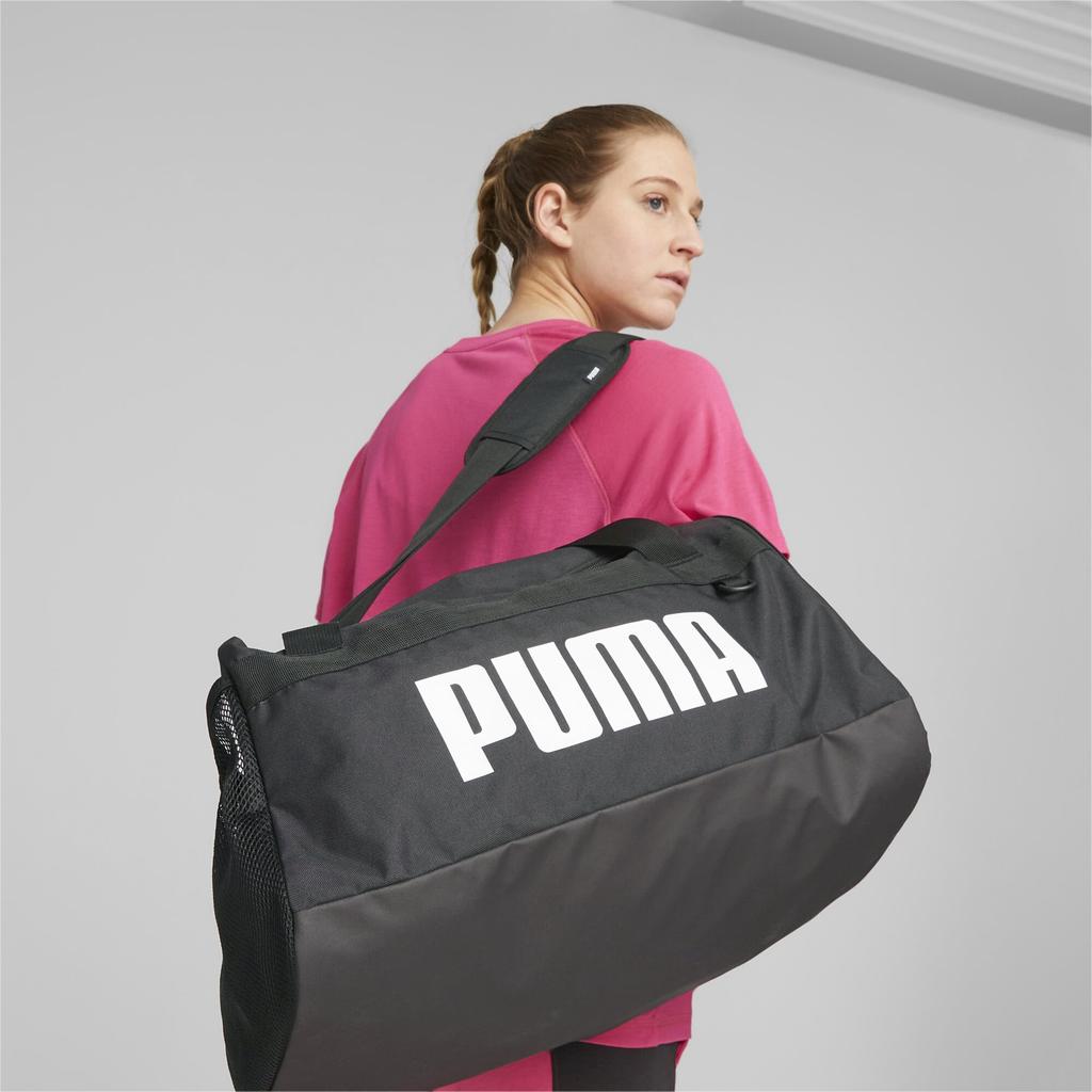 Unisex Puma Challenger Duffel Black Sports Bag 07953001
