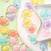 Candy Color For Jewelry Making Loose Beads DIY Crafts 10Pcs 13*17mm Pendant Heart Crafts Wholesale Necklace Bracelet Transparent Acrylic Unisex