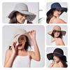 Floppy Foldable Ladies Women Straw Beach Sun Hat With Wide Brim For Summer Travel