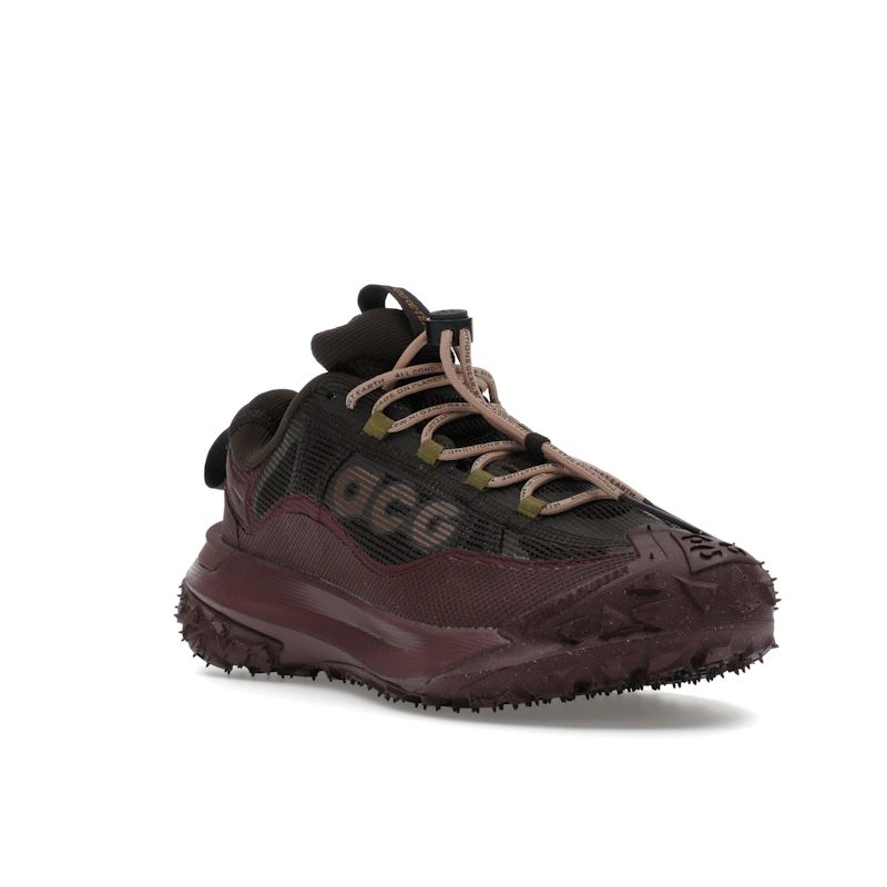 Nike ACG Mountain Fly 2 Low GORE-TEX Velvet Brown Herresneakers Lilla Svart Burgundy-Crush HF6245-200