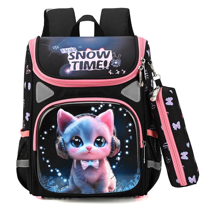 Children'S School Bags Cartoon School Bags For Primary School Students Astronaut Lightweight Cartoon Backpack