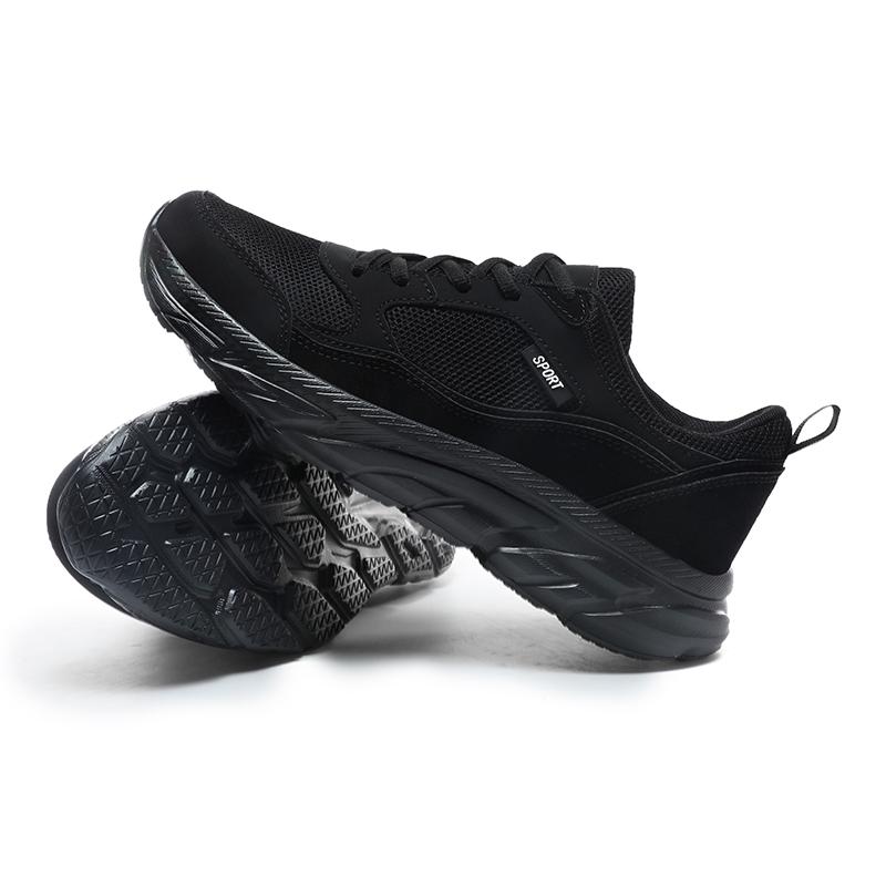 Tennis Shoes New Autumn and Winter Mesh Large Size Sports Shoes Men's Outdoor Black Sports Shoes Adult Men's Casual Shoes