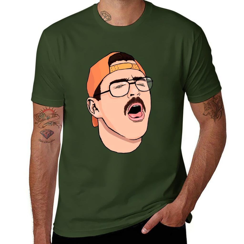 Julien Coughing TShirt Blanks Quickdrying T Shirts Men