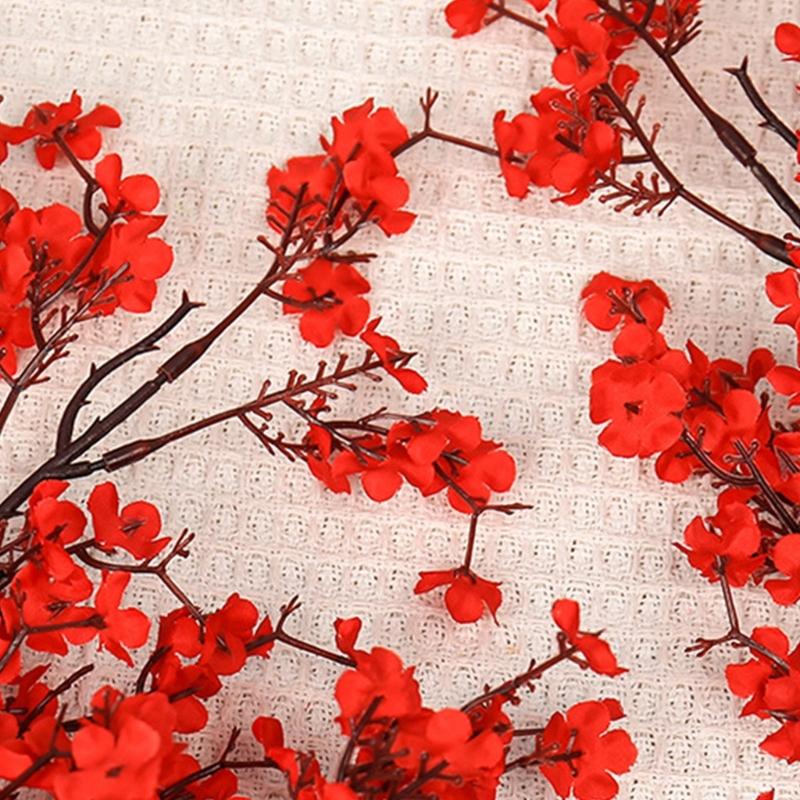 Realistic 50CM Silk and Plastic Gypsophila Flower for Home Decoration and Banquets Artificial Bright Color Blooms