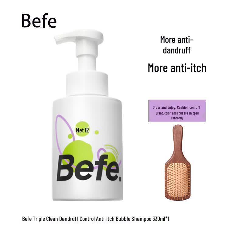 BeFe Triple Purifying Anti-Dandruff & Anti-Itch Bubble Shampoo