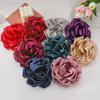 Chic 15cm Flower Brooch Fabric Rose Charm Breastpin Stylish Party Accessory Fashion Lapel Pin Statement for Women