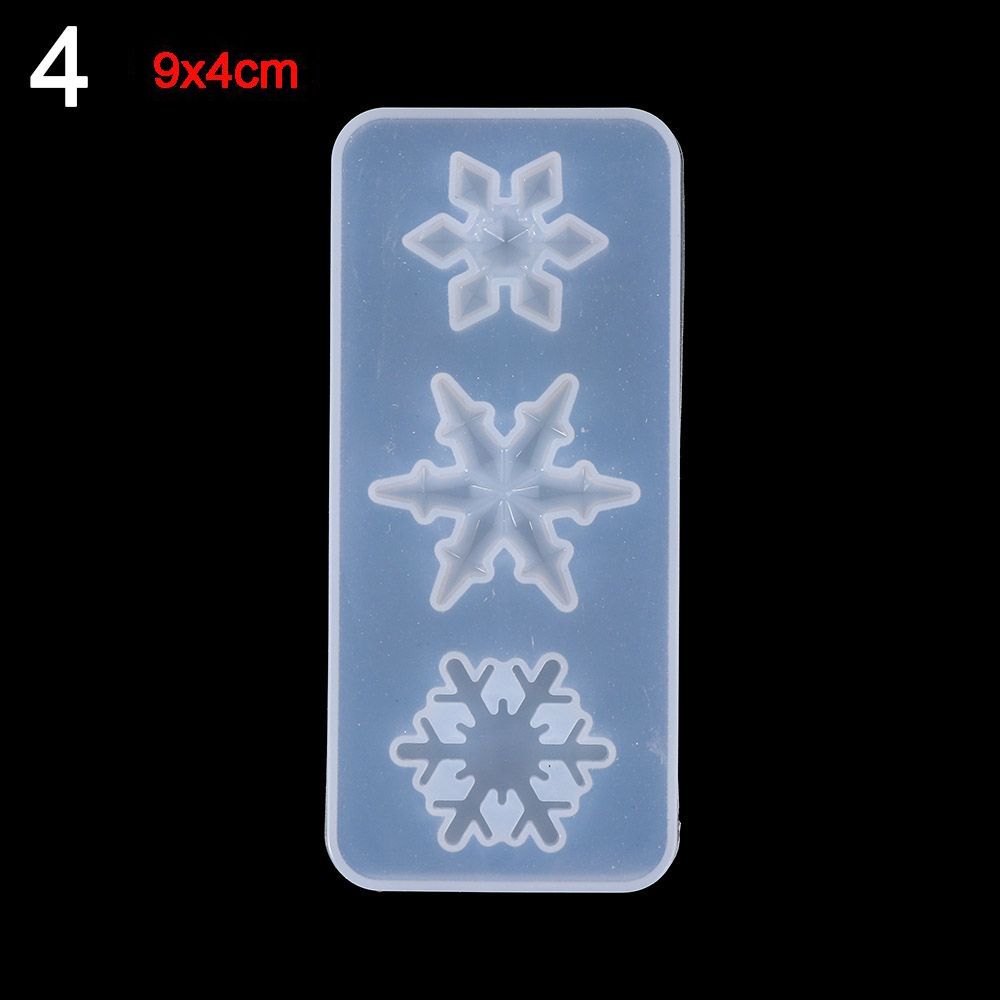 

Сделай сам Домашнее украшение Подвесная снежинка Формы из смолы Рождественский подарок Силиконовая подвеска Форма для эпоксидной смолы 4