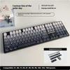 Xiaomi 134 Keys Blue Contour Side Print RGB Backlit Keycaps Double Shot PBT Keycaps Cherry Profile for MX Switches Mechanical Keyboard