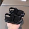 Summer New Boys' Baby Shoes Soft Sole Sandals Girls' Infant Closed-toe Beach Shoes Velcro Walking Shoes