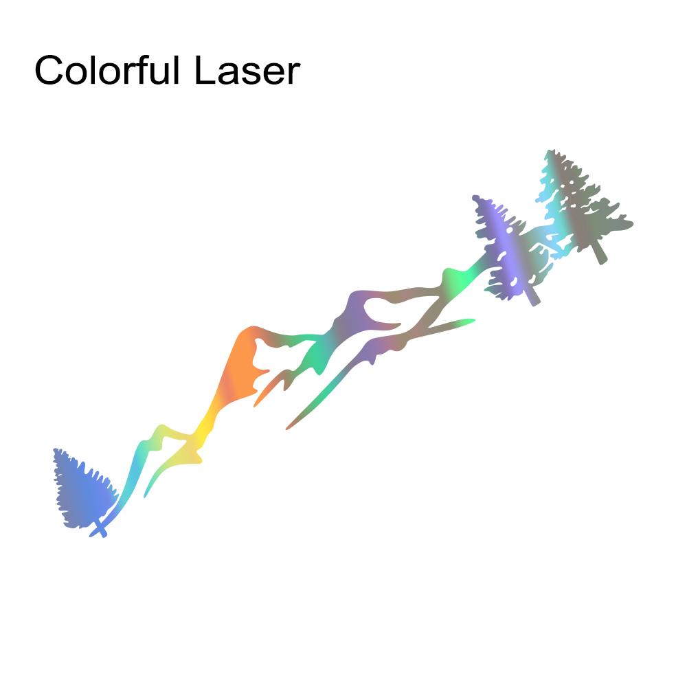 Car Sticker Waterproof Mountain Graphic Vinyl Decal For Cars SUV Truck Off-Road RVs Window Body Side Door Trunk Decoration