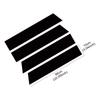 4PCS Car Side Wheel Eyebrow Fender Stripe Stickers Vinyl Decals For Ford Mustang GT S550 Car Body Decoration Decals Accessories