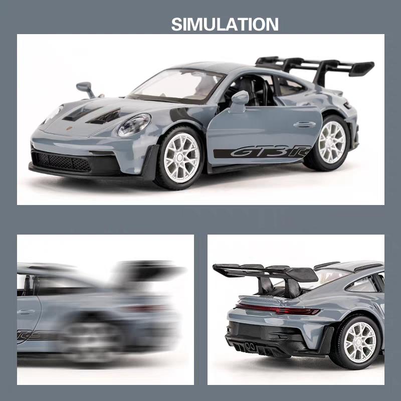 Porsche 911 GT3 RS Supercar Match Version 5 Inch Metal Car Simulation Diecast & Toy Vehicle RMZ City 1:36 Alloy Model Birthday Gifts