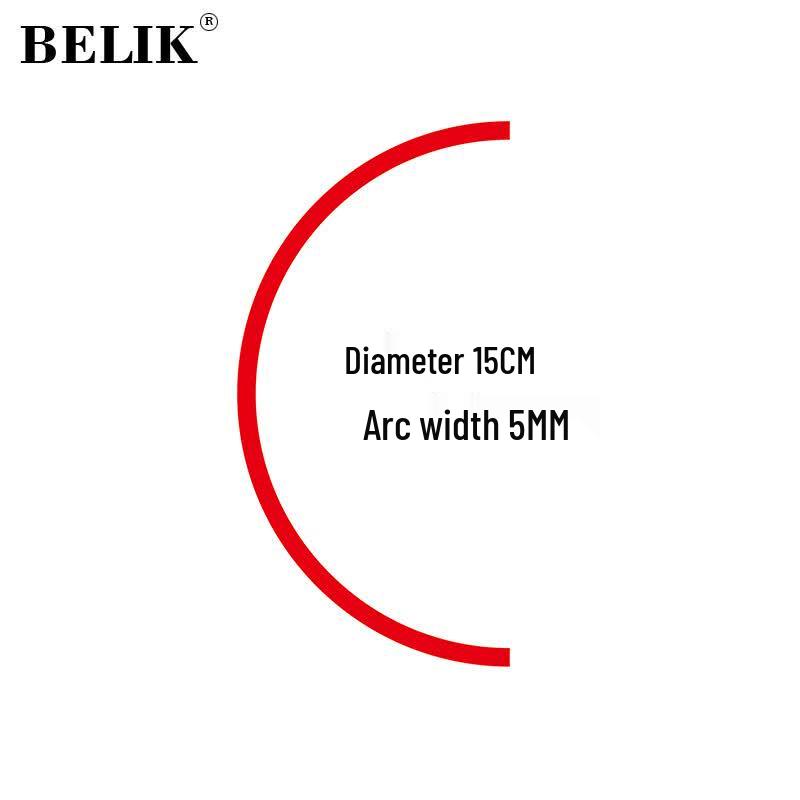 BELIK Pressure Gauge Reflective Indicator Label 15cm Diameter