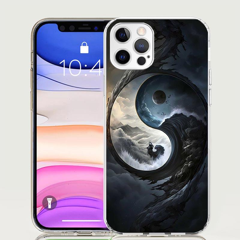 Life Yin Yang Eight Diagrams Phone Case For iPhone 17 Air 16 15 Plus 11 14 Pro Max 13 Mini 12 7 8 + SE Pattern Art Customized Co