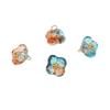 5 Pezzi Perline di Vetro Ciondoli Fiore Per Braccialetti Collane Fai da Te Creazione Gioielli