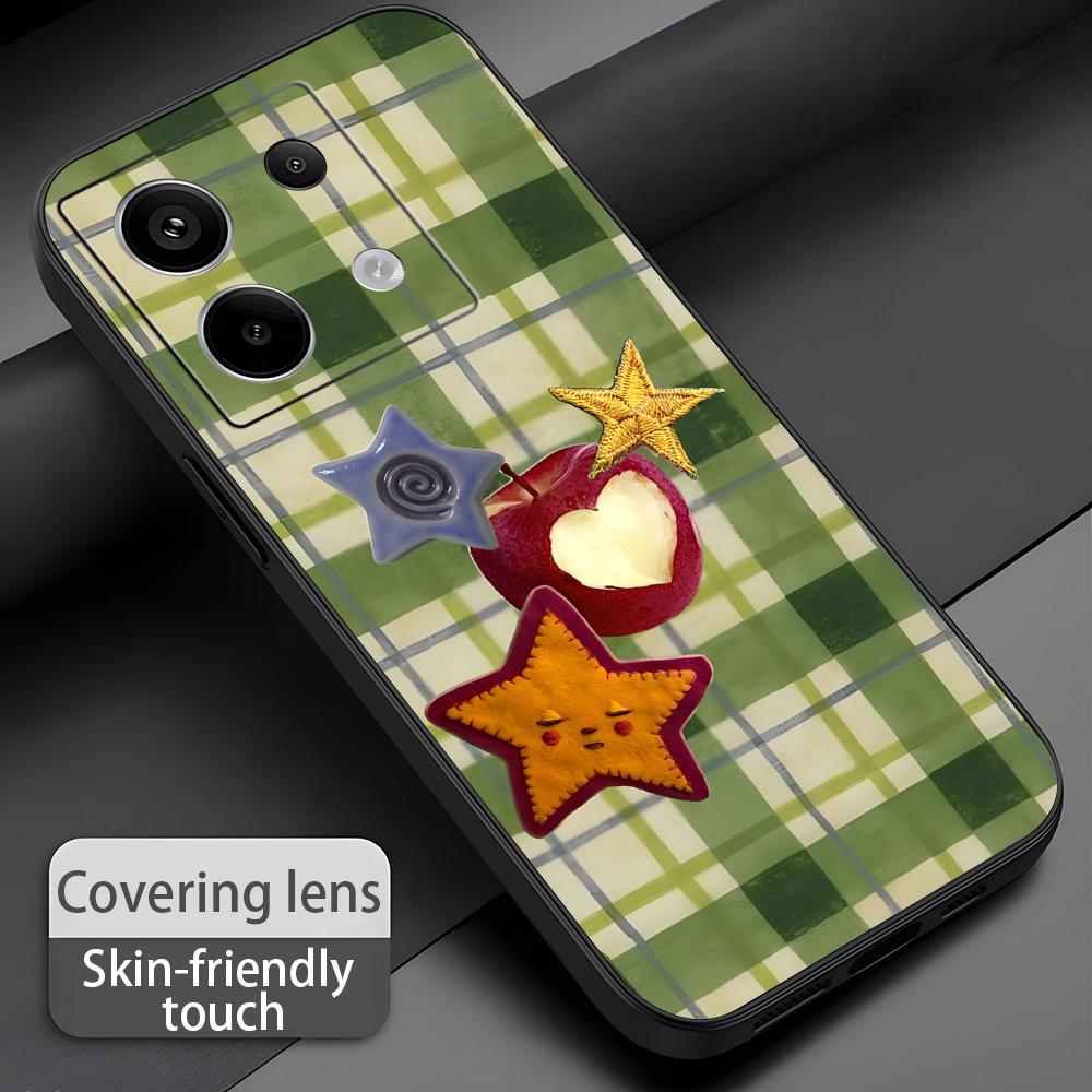 Fruit Art Images Phone Case For Redmi Note 14 13 12 11 Pro Plus S 5G 14C A3 Soft Black Phone Cover