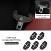 Protezione fibbia cintura di sicurezza interna auto Tappetino in pelle antigraffio per Volvo XC40 XC60 XC70 XC90 V40 V60 V90 S60 S80 S90