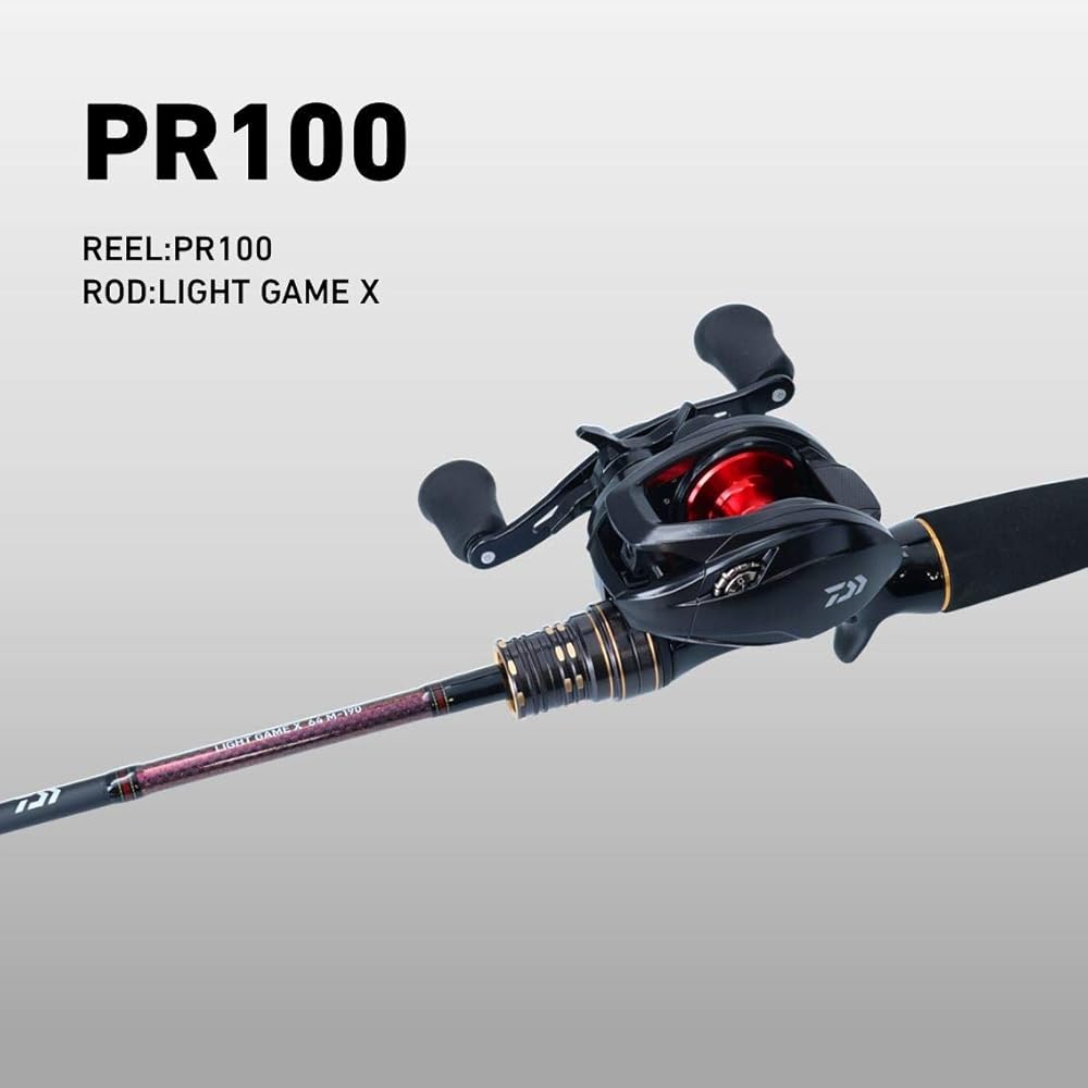 Daiwa Bait Reel 21 PR100L Lightweight Design High Performance Fishing Gear