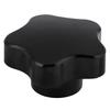 5pcs Universal Black Color Plastic Star Shape Knob Handle M8 for Machine Tool