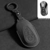 Mercedes Key Case with Alcantara, Compatible with E-Class, S-Class, C-Class, B-Class, GLC, GLB—Full Coverage Protection