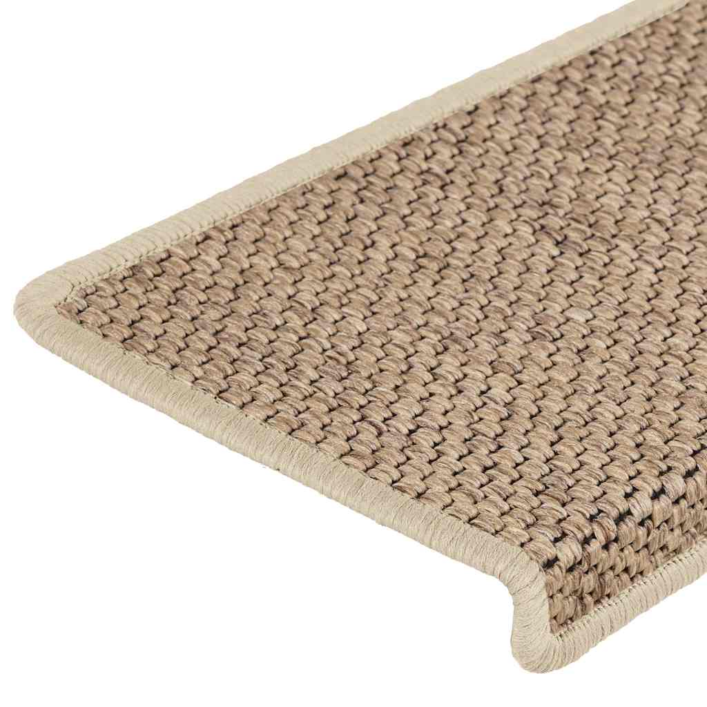 Vidaxl Samoprzylepne Nakładki Na Schody, 15 Szt., 65X21X4 Cm, Piaskowe