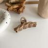 Fashion Frosted Brown Hair Clip  Ladies Temperamen Hairpin Large  Back of Head Shark Clip Korean Style  Hair Accessories