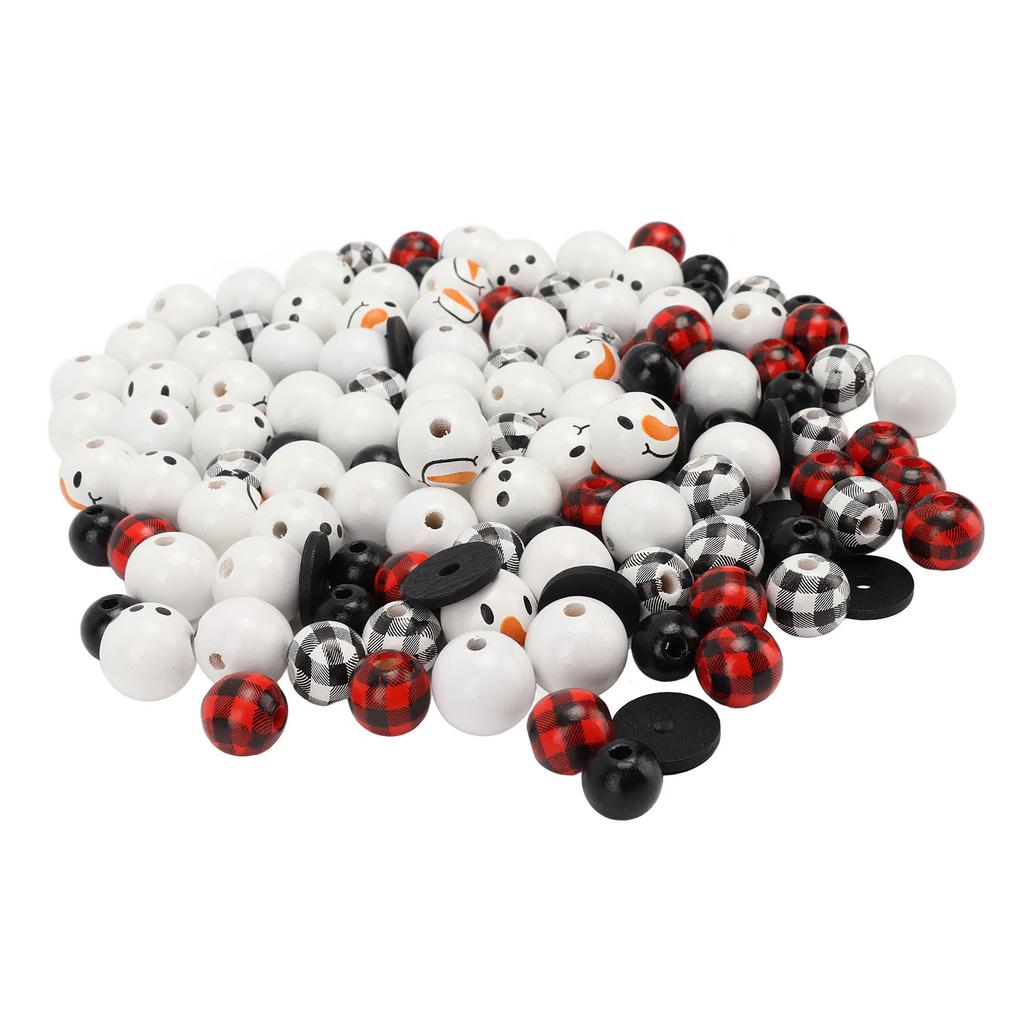 Christmas Beads Ornament DIY Making Printed Pattern Reliable Reusable Decorative Schima Superba