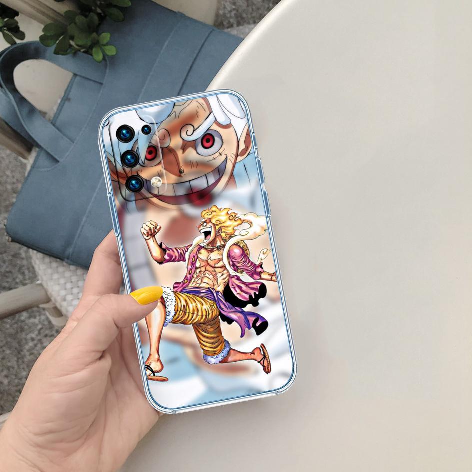 Luffy One Piece Soft Shell Transparent Phone Case for Samsung Galaxy A04 A04S A14 A23 A34 A54 M23 M33 M52 M53