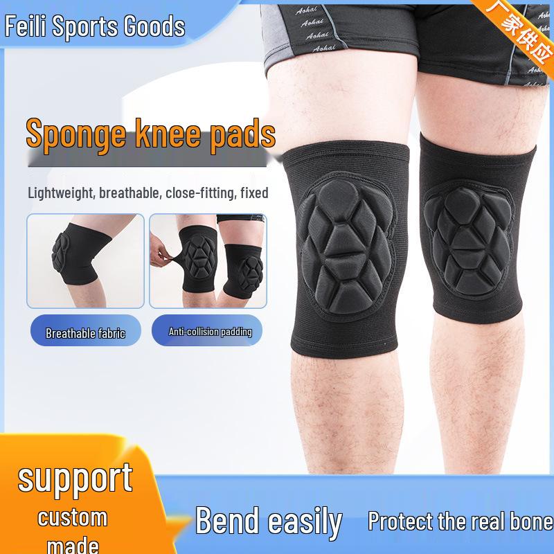 Tortoise Shell Non-Slip Knee Pads for Sports and Fitness L (16x25cm)