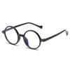 New retro small round frame anti-blue light flat light glasses frame TR light myopia glasses plain men and women