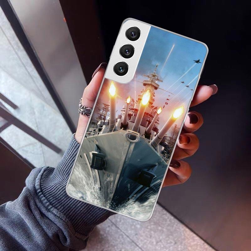 Military Aircraft Warship Fighter Phone Case For Samsung Galaxy S26 S25 Edge S24 S23 Ultra S22 Plus S21 S20 FE Soft TPU Back Cov