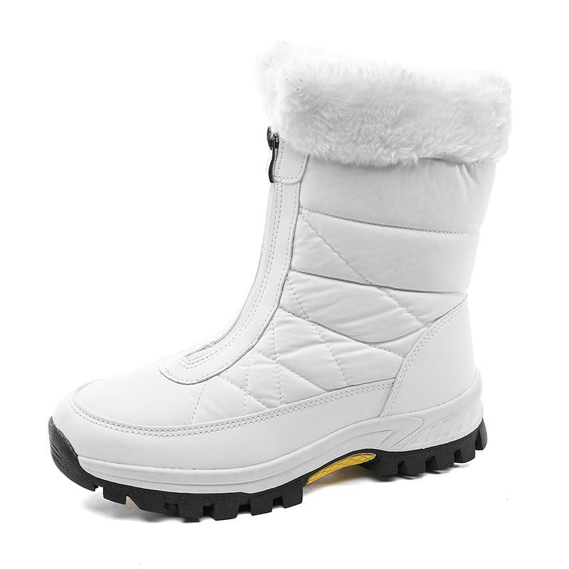 Women Thickened Warm Mid Tube Snow Boots Non Slip Waterproof Casual Boots