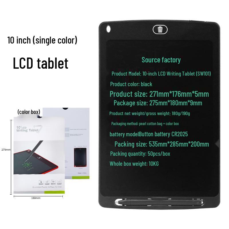 LCD Writing Tablet - 12"/10"/8.5"/4.4" Handwriting & Drawing Board for Kids