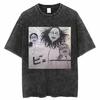 Tomie Junji Ito Distressed Short Sleeve T-Shirt - Men's Trendy Japanese High Street Hip-Hop Style