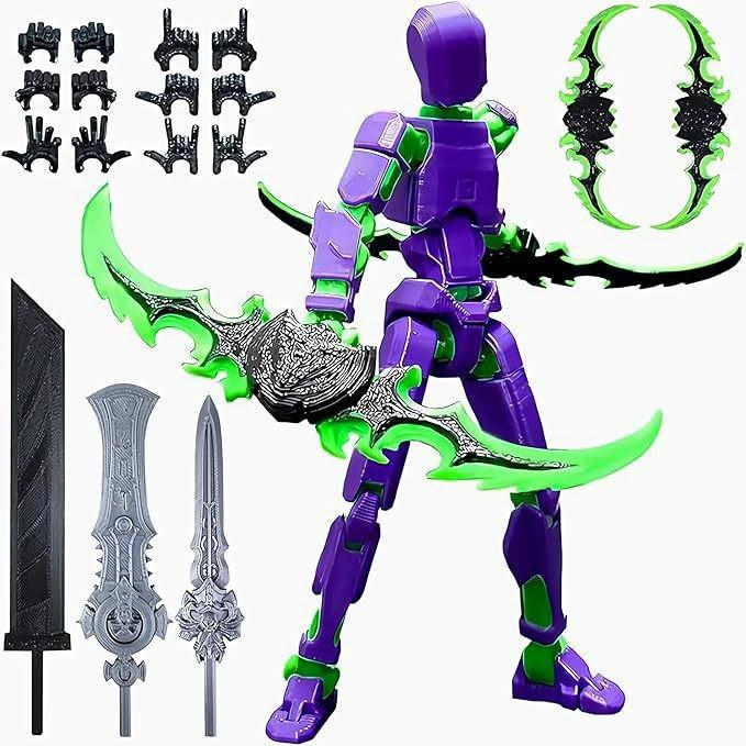 Action Figure Titan 13 T13 Stampata 3D Multi-Articolata Mobile Lucky Dummy Nova Robot Action Figure Regali