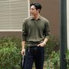 LOHNT 722 Ribbed Collar Knit [Khaki]