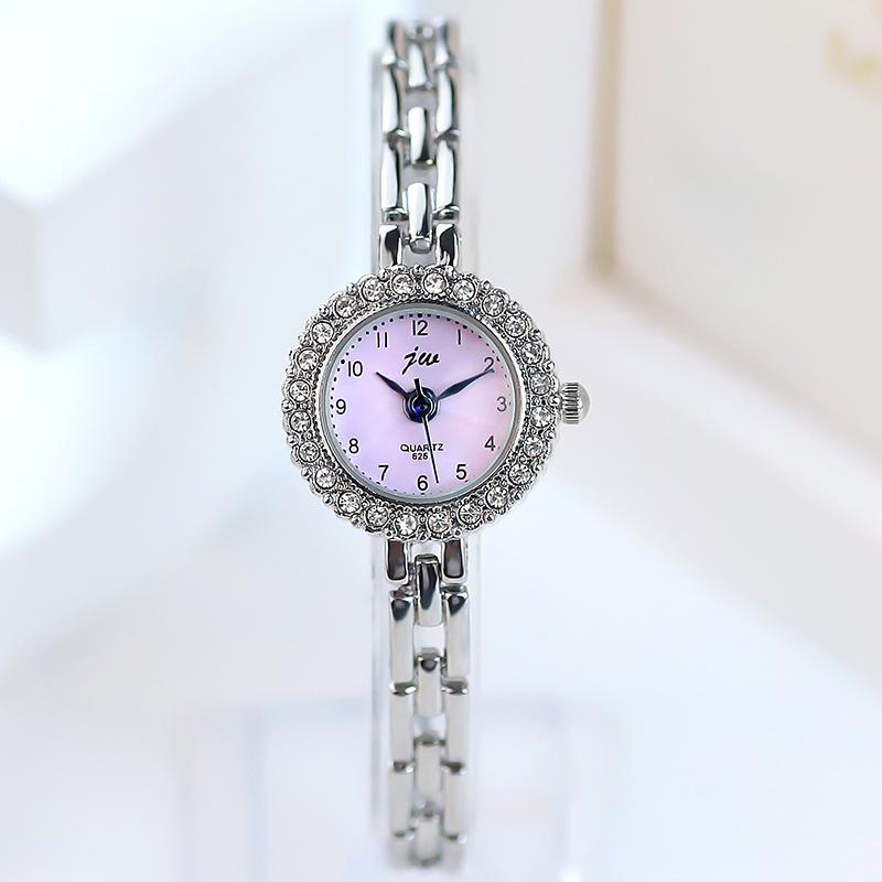 Diamond-Encrusted Alloy Bracelet Watch Student High-End Quartz Watch Women'S Niche Small Watch