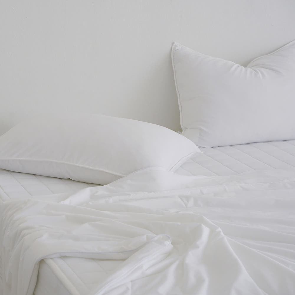 Nuvizio Ice Mongle Cooling Summer Duvet, Pillow Cover, Q (NO PAD) Q белый