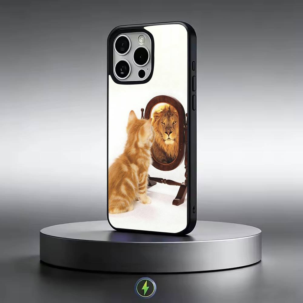 Funny C-Cute Cat Phone Case For iPhone17,16,15,14,13,12,11 Plus,Pro Magnetic For Magsafe Wireless Charging