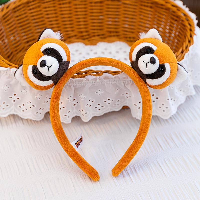 Cute Cartoon Plush Animal Ears Headband - Funny Face-Washing Hair Accessory
