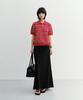 Deonseuteu Unisex Multi Striped Polo Knit_Udsw6B122_Red / Burgundy