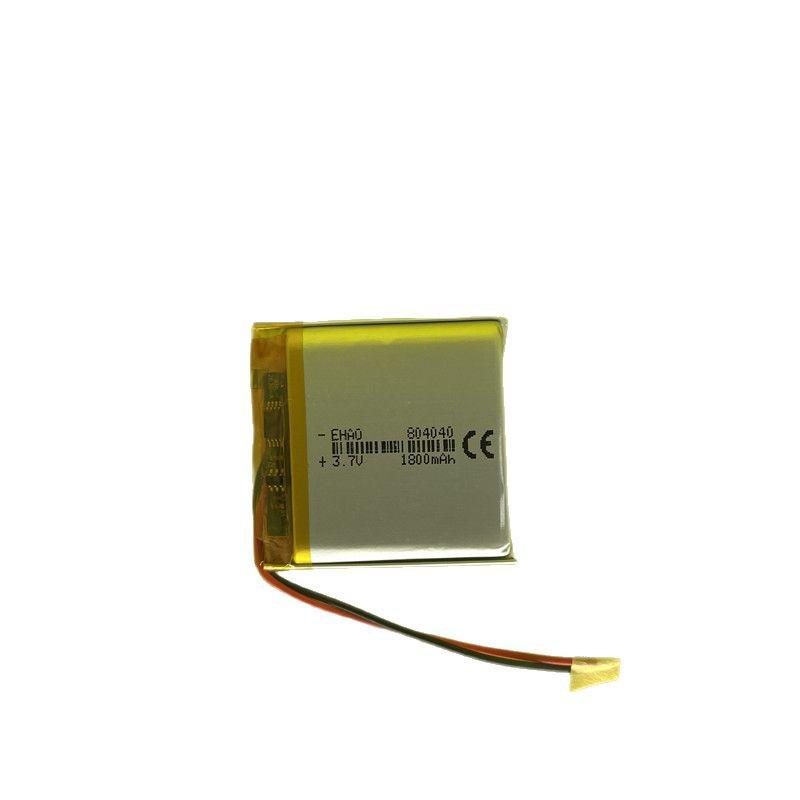 804040 Polymer Lithium Battery 1500mAh 3.7V for Bluetooth Speakers, LED Lamps, Wearables