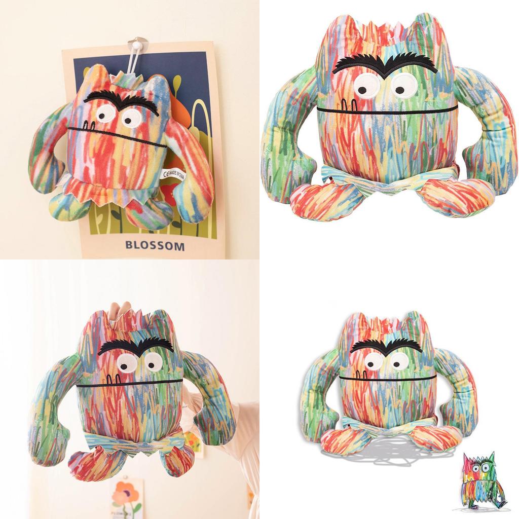 The Color Monster Plush Toy Soft And Huggable 15cm 25cm 35cm Options